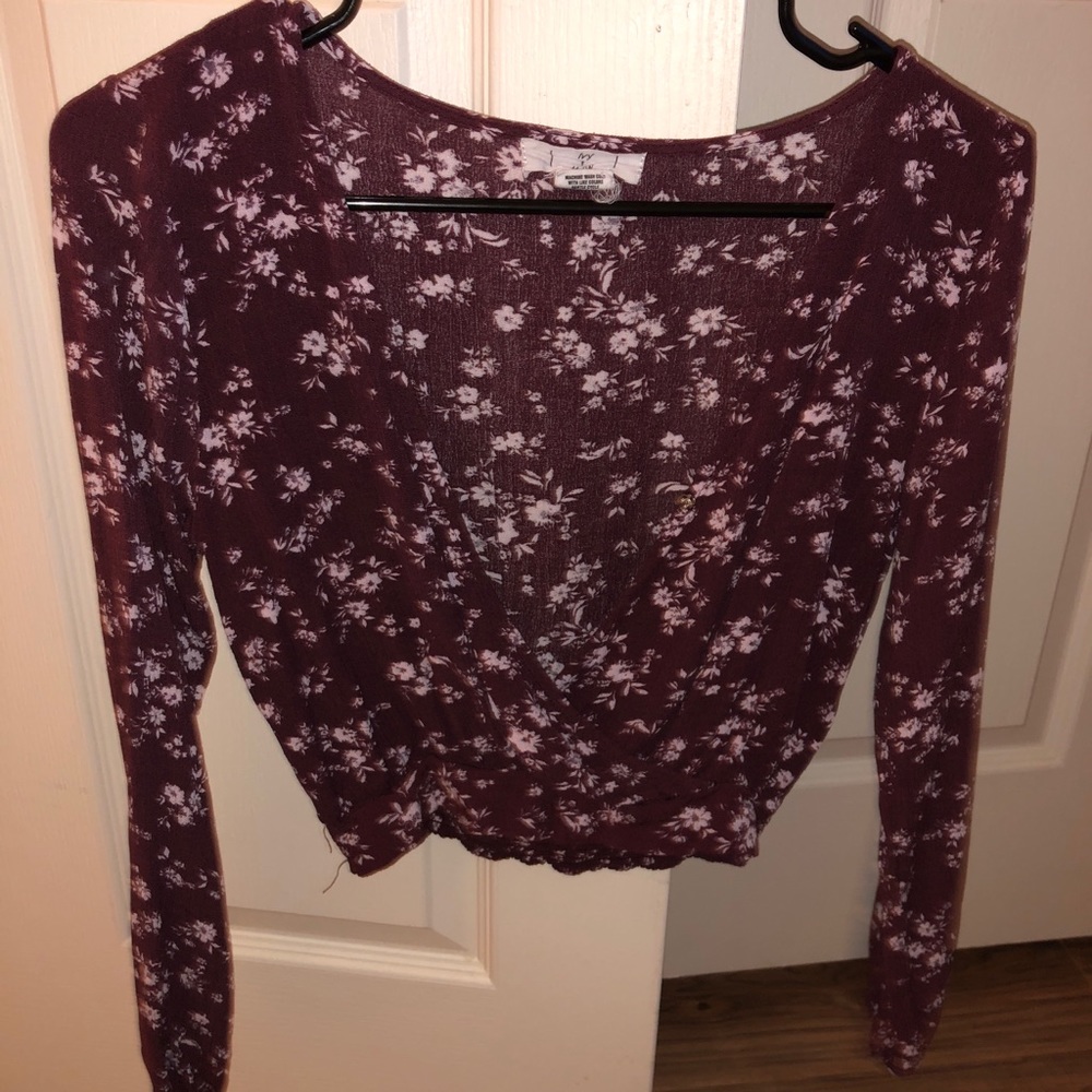 Floral crop top